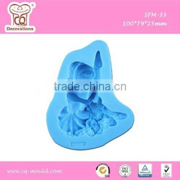 wholesale cake decorating angel fondant mold