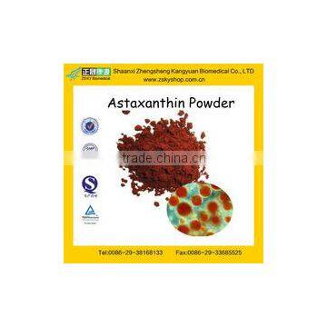 GMP Certificated Factory Supply 100% Natural Astaxanthin with Antioxidant effects