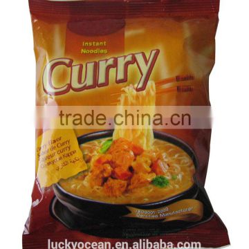 instant bag noodles 65g curry flavor