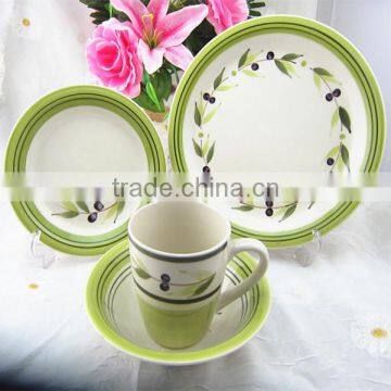 cheap stoneware dinner sets,green stoneware dinnerware,stoneware dinnerware sets for sale