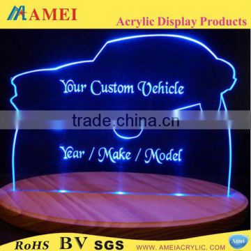 POP laser engraving acrylic led sign /acrylic display/acrylic