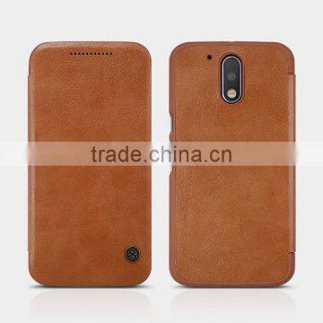 Quality Flip Leather Case For MOTO G4 PLUS, NILLKIN Qin PU Flip Leather Phone Case BUSINESS CARD CASE CLASSIC RESTRO photo-5