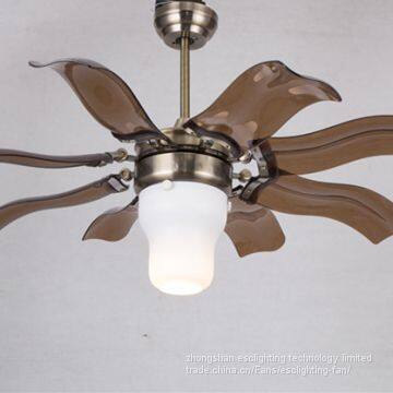 110-240v 70w AC DC Motor 42'' Retractable Ceiling Fan With Lights photo-5