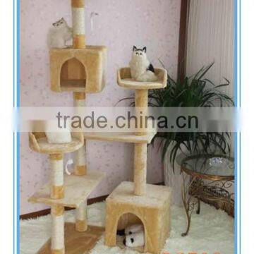 Luxury and Funny Cat Climbing Tree Cat Scratching Tree for Cats to Hide and Play