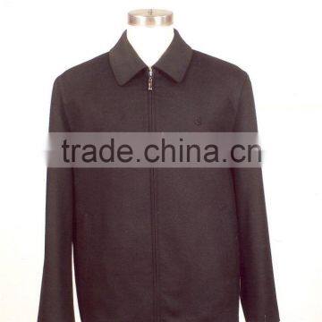 men's woven cashmere coat