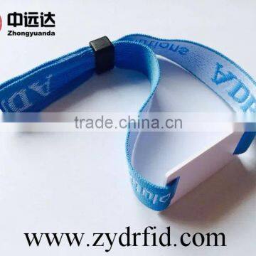 HF 13.56MHz Professional RFID Woven Fabric Wristband Bracelet photo-5