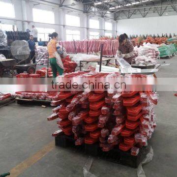 China Steel Wheelbarrow Cheap Hand Trailer WB6400 for Sale photo-5