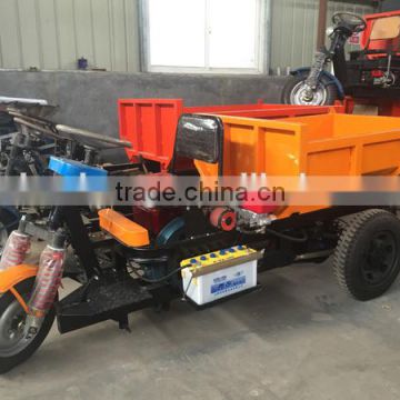 Diesel engine light 1t Dumper Tricycle sale to Peru