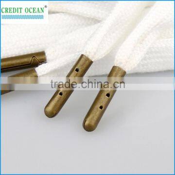 CREDIT OCEAN custom shoe lace tips metal for garment