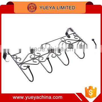 Heavy Duty 5 Heads Over The Door Hooks Rack Hanger