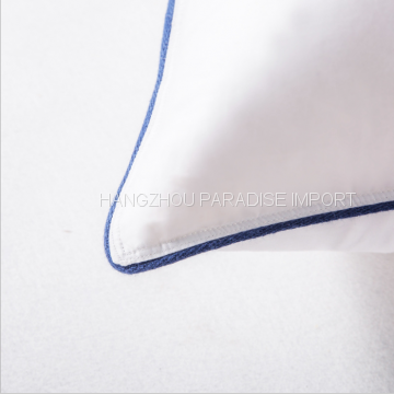 Best-selling Pillow Double Stitch With Blue Self-piping for Hot Sale photo-3