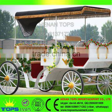 HENAN TOPS Park Horse Carriage MC-11 for Sale Tourist Car photo-2