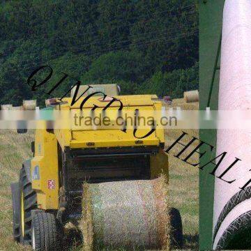 dark green and white color straw baler net wrap for agriculture