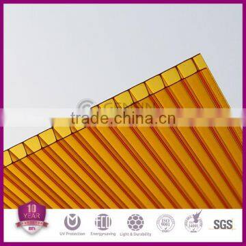 Grade A 6mm Polycarbonate 2-wall Sheet/ 6mm Hollow Sheet/6mm pc Panel photo-5