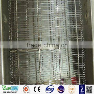 stainless steel conveyor metal mesh conveyor belt mesh rod reinforced