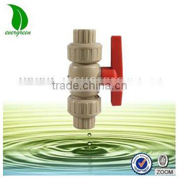 Standard PPR male threaded double union ball valve china supplier