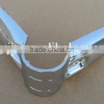 chrome plated pipe metal joint for plastic coated pipe H-3