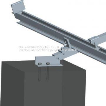 Solar Roof Mounting System for Flat Concrete Roof photo-4