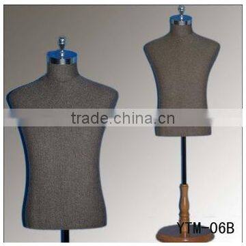 Half Body Headless Male Fabric Dress Form Mannequins on Sale photo-4
