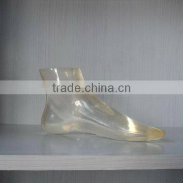 Hot Sale Transparent Fiberglass Foot Mannequin for Display photo-2