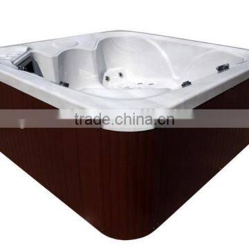 2015 Chinese LED Lights for 5 Person L312 Lucite Acrylic Outdoor Massage Bathtub photo-3
