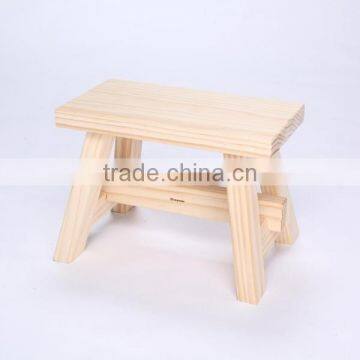 Children Favorite Mini Four Legs Christmas Use Wood Leisure Chair Hot Wholesale