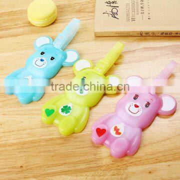 N146 Factory Supplier High Quality Hot Sale Cute Cartoon Custom Brown Bear Shape Luggage Tag photo-2