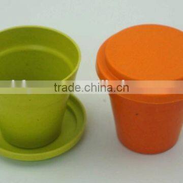 Bamboo Fiber Indoor Cheap Flower Pots photo-2