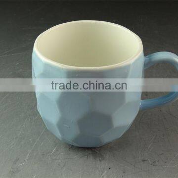 Funny Blue Color Ceramic Coffee Mugs photo-2