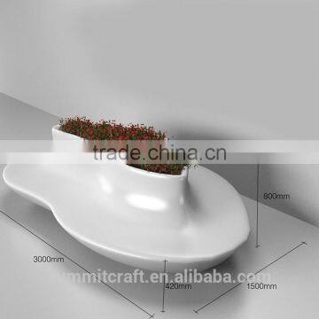 Modern Shopping Mall Fiberglass Outdoor Leisure Chair photo-4