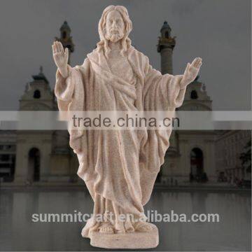 Resin sandstone jesus figures jesus statues for sale