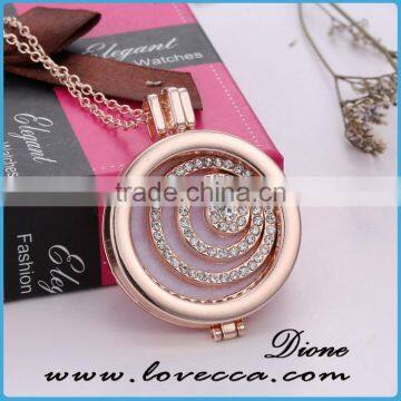 2017 Beautiful Hollow Design Essential Oil Diffuser Perfume Necklace For Locket photo-3