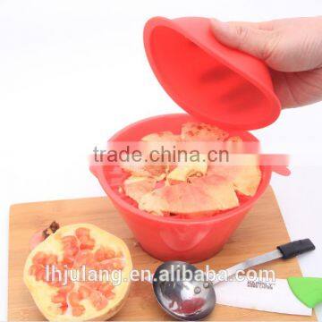 Plastic Silica Gel Cap Creative Pomegranate Peeler,Arils Removal Tool for Kitchen photo-6