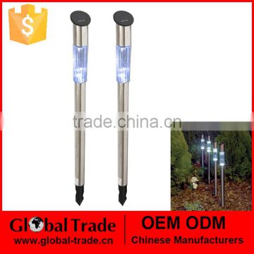 Stainless Steel Solar Post Path Border Lights Garden Lighting G0034