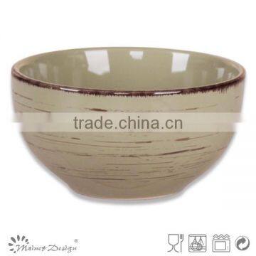 5.5 Inch Ceramic Stoneware Handpaiting Cereal Bowl photo-6