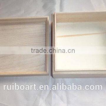 China Factory Supply Cheap Paulownia Wooden Box photo-3