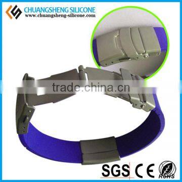 2016 Hot Selling Promotional Gift Silicone Engravable Stainless Steel Sheet, Cool Fashion Bracelet, Beautiful Wristband photo-5