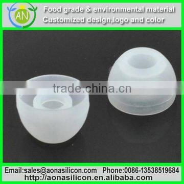 Food Grade Silicone Material in Ear Headphone Round Case for Mobile,MP3 photo-5