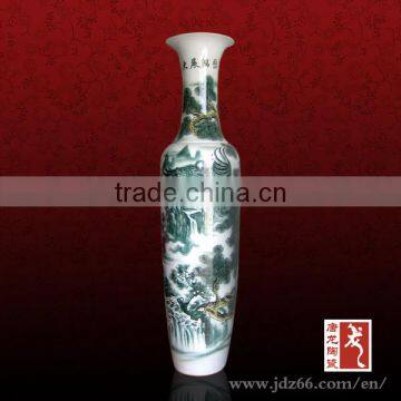 1.8 Meter High Chinese Hand painted Porcelain Large Decorative Floor Ceramic Vases