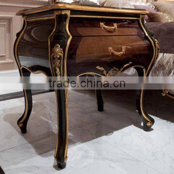 BISINI New Classic Luxury Wooden Carved Bed Designs photo-3