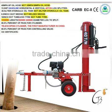 40T firewood splitter with 13hp/15hp/18hp gasoline engine to split 1050mm length log(LS40T-B3-1050MM)