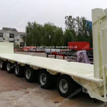 80 tons trailer,  low bed trailer,  100 tons trailer