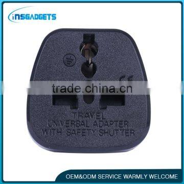 China Supplier Black uk Euro Plug Adapter photo-3