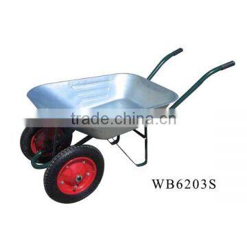 WANTAI Industrial Heavy Duty Wheelbarrow WB6203S Price Construction Tools Wheel Barrow photo-5