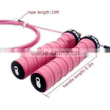 2017 New Style High Speed Crossfit Skipping Jump Rope With Anti Slip Hanldes, Adjustable Steel Cable & Ball Bearing photo-5