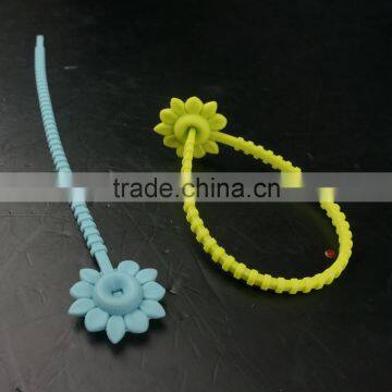 16134 Flower Shape Silicone Multi-Use Tie Wraps photo-6