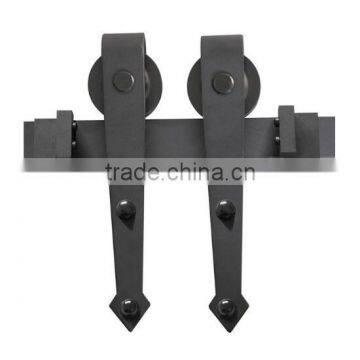 Antique Barn Door Hardware Horseshoe Sliding Door Hangers Track Roller Wheels photo-4