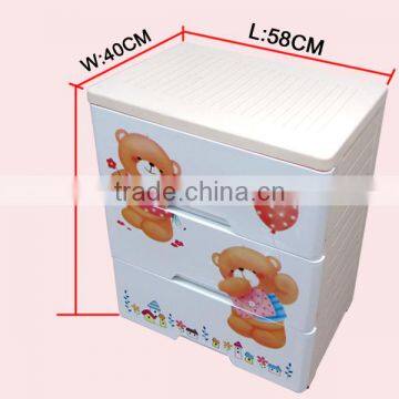 2016 Lovely and Safe 3 Layers Baby Plastic Clothing Drawer photo-2