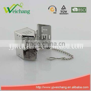 WCTS189 Good Quality Hot Sale Stainless Steel House Shape Funny Shape Tea Ball Tea Infuser With Tray photo-3