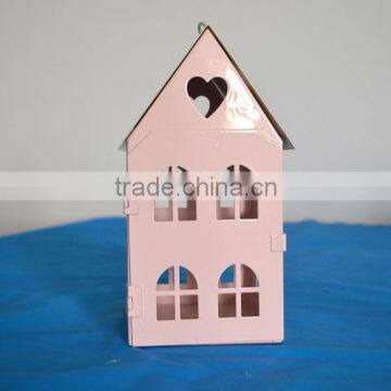 Fashion Little House Heart Metal Candle Holder Iron Lantern Home Decoration Chirstmas Decoration Farol de Metal photo-6